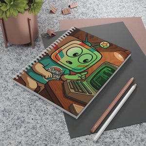 Retro Gaming Notebook — You Are In A Dark Room — Vinty the Time Traveller — Text Adventure Gaming Journal