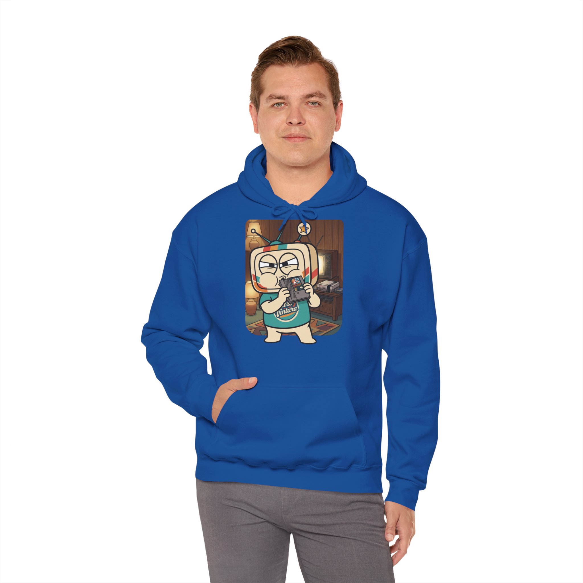 Retro Gaming Hoodie — Blow Before Use — Vinty the Time Traveller — NES Cartridge Nostalgia Hoodie - Image 12