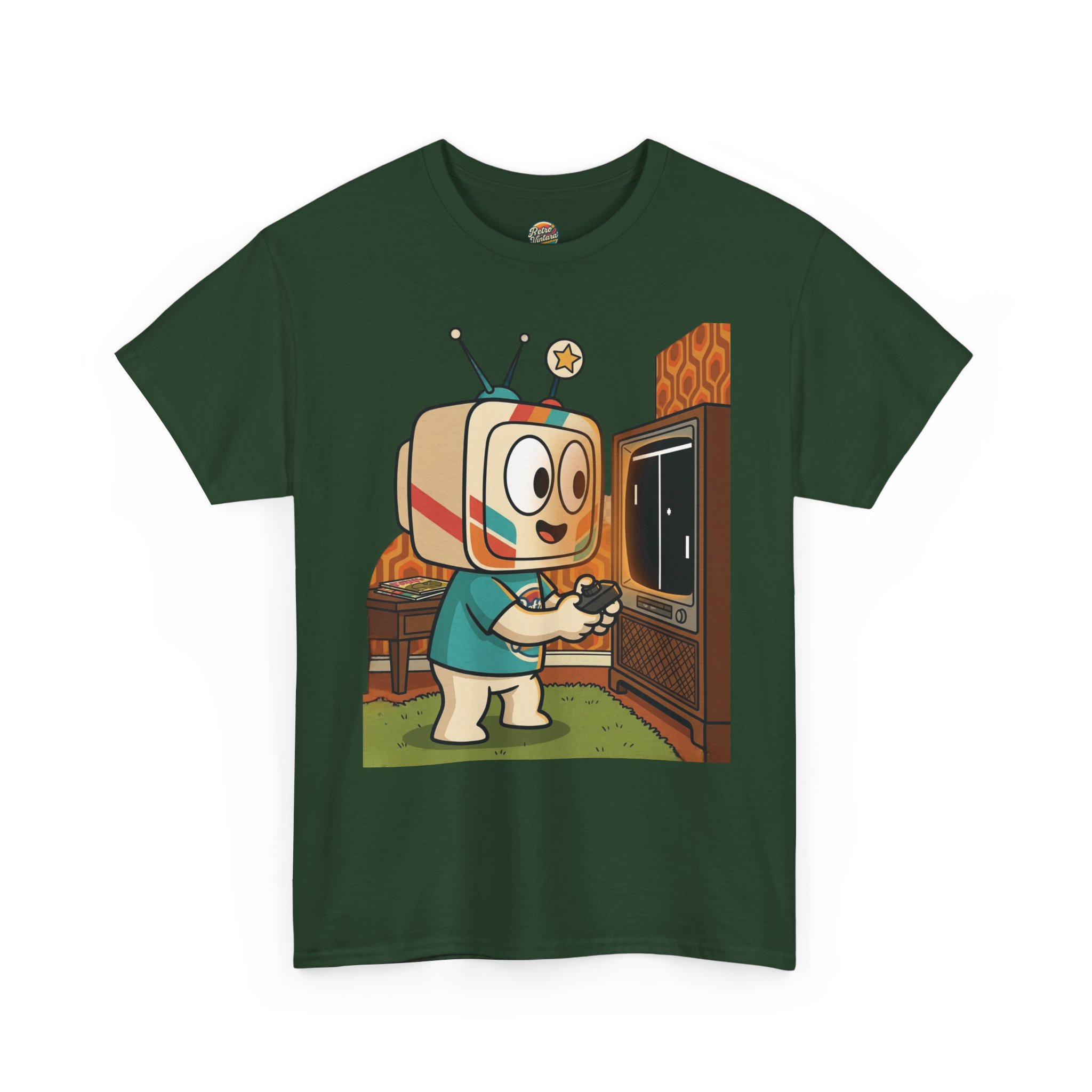 Retro TV-Head Gamer T-Shirt — Cute Vintage Video Game Tee - Image 11