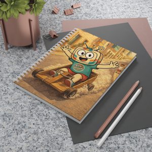 Barra Nilgħab — Vinty the Time Traveller — Maltese Nostalgia Retro Notebook
